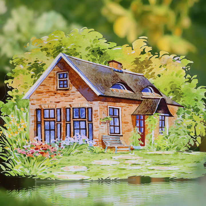 Windmill Water City Scenic PET Tape - Desk Cosmos