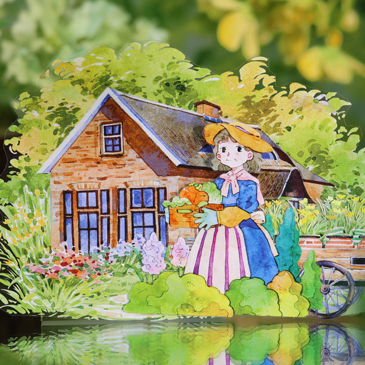 Windmill Water City Scenic PET Tape - Desk Cosmos