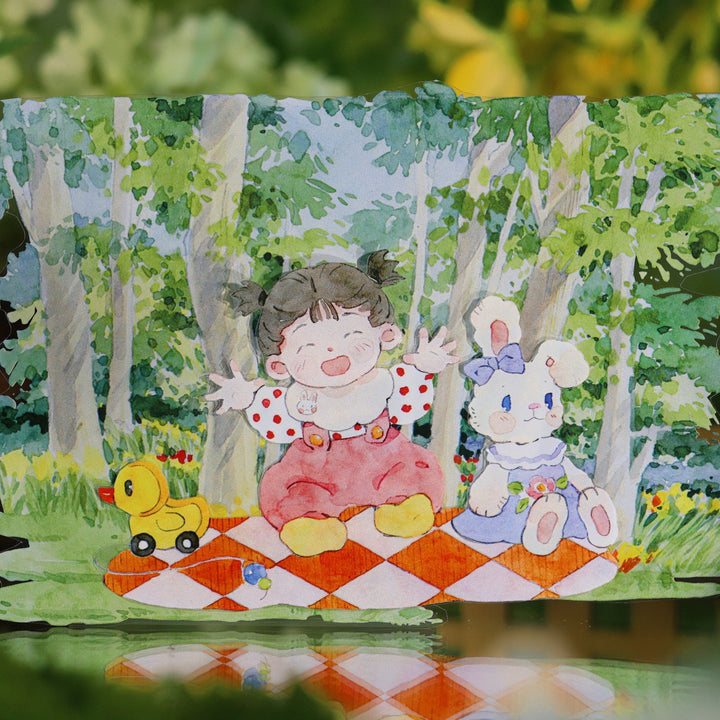 Windmill Water City Scenic PET Tape - Desk Cosmos