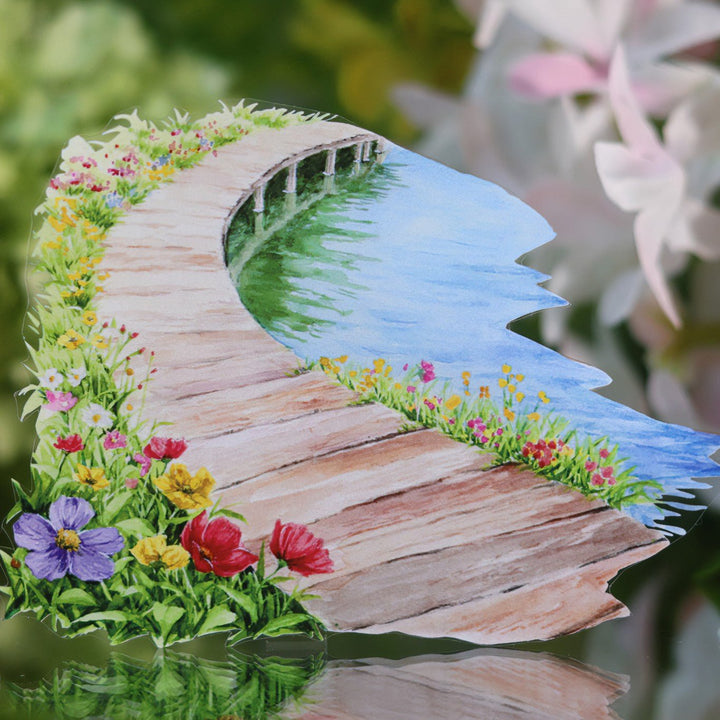 Blooming Path PET Decorative Tape - Desk Cosmos