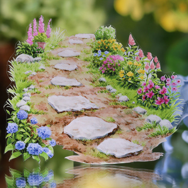 Blooming Path PET Decorative Tape - Desk Cosmos