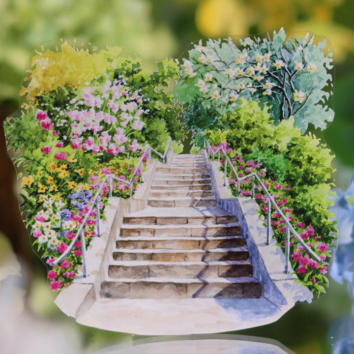 Blooming Path PET Decorative Tape - Desk Cosmos