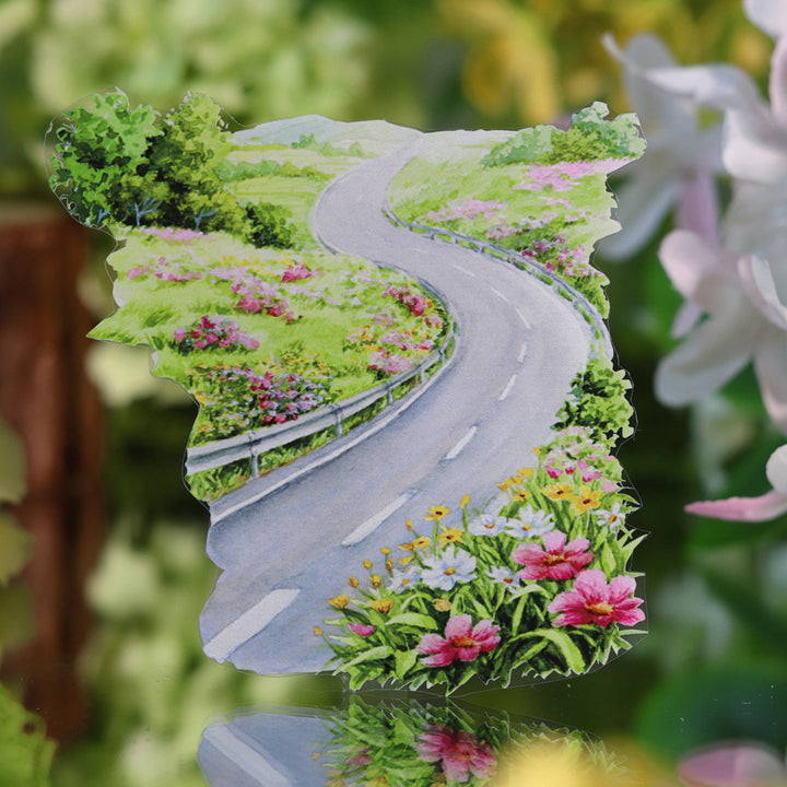 Blooming Path PET Decorative Tape - Desk Cosmos