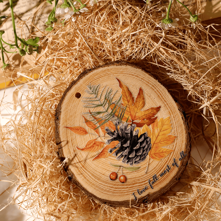 Autumn Whisper Waterproof Transfer Stickers - Desk Cosmos