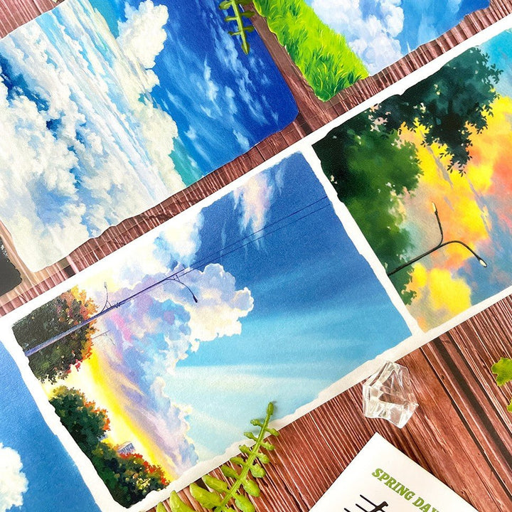 Cloudscape Journey Scenery PET Tape - Desk Cosmos