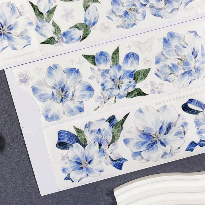 Tulip Serenity Die - Cut Tape - Desk Cosmos
