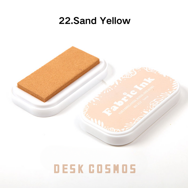 Colorful World Sand Yellow Ink Pad Earthy Yellow Stamp Ink