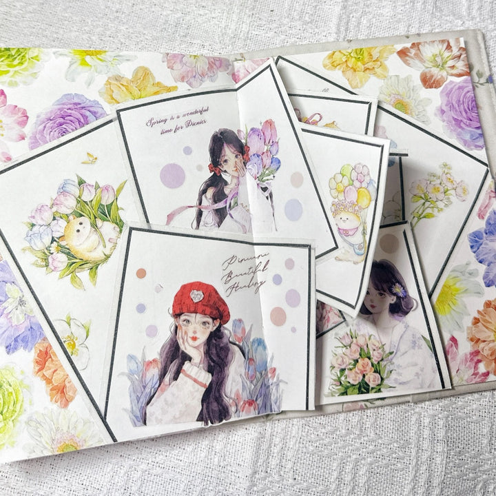 Soft Bloom Die - cut Journal Tape - Desk Cosmos