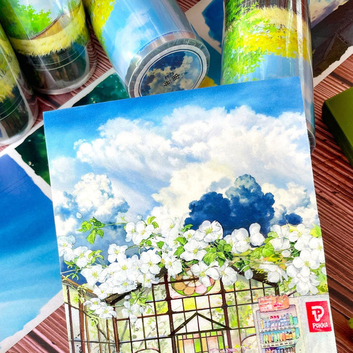Cloudscape Journey Scenery PET Tape - Desk Cosmos