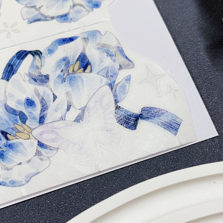 Tulip Serenity Die - Cut Tape - Desk Cosmos