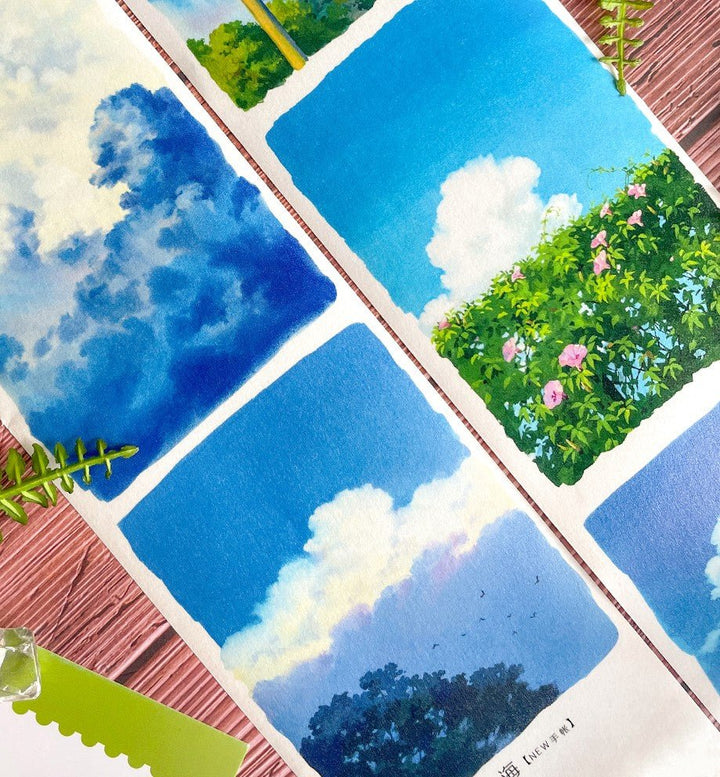 Cloudscape Journey Scenery PET Tape - Desk Cosmos