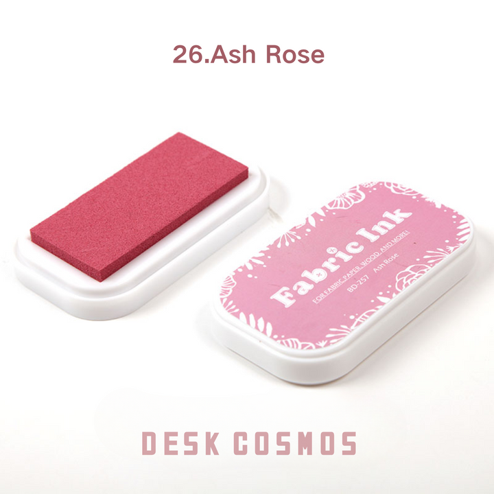 Colorful World Ash Rose Ink Pad Subtle Pink Brown Ink