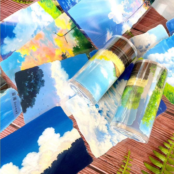 Cloudscape Journey Scenery PET Tape - Desk Cosmos