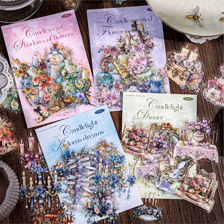 Candle Holder Decorative Stickers - Desk Cosmos