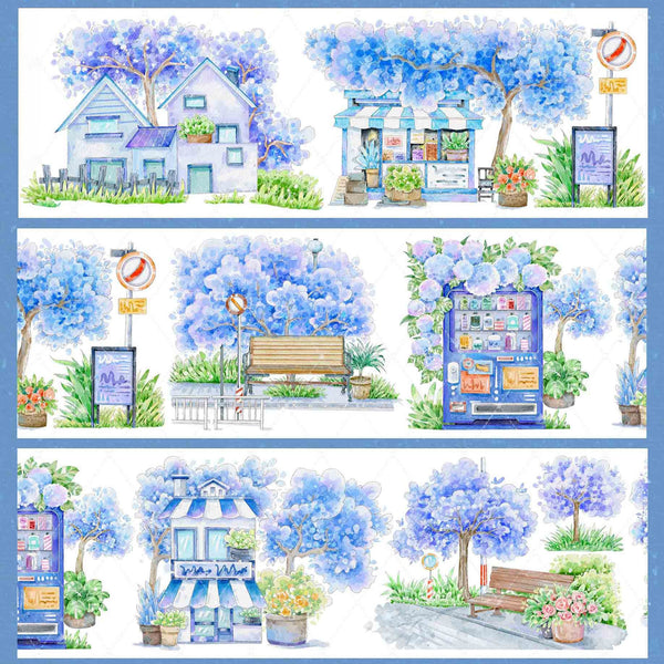 Blue Street Scenic Journal PET Tape