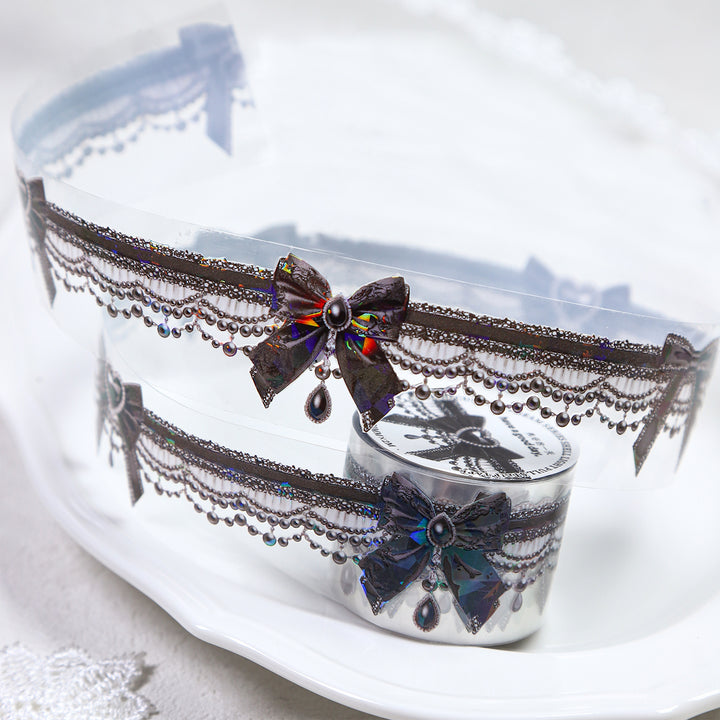 Dreamy Lace Shell Shine PET Tape - Desk Cosmos