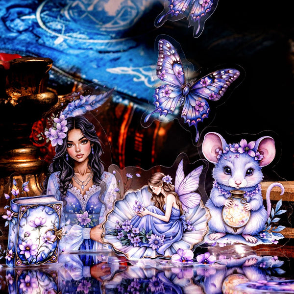 Fantasy Fairy Character PET Stickers - Desk Cosmos