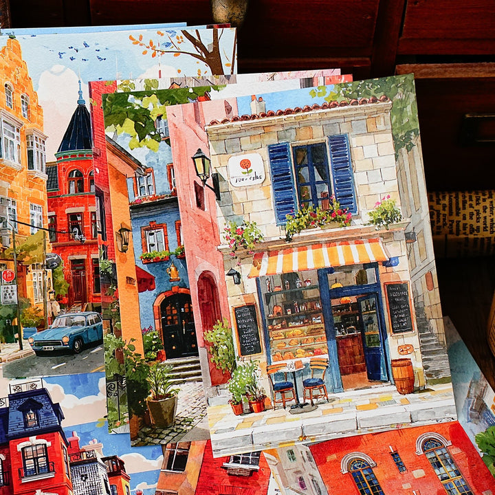 Nature Inspired Scenic Cardstock - Desk Cosmos