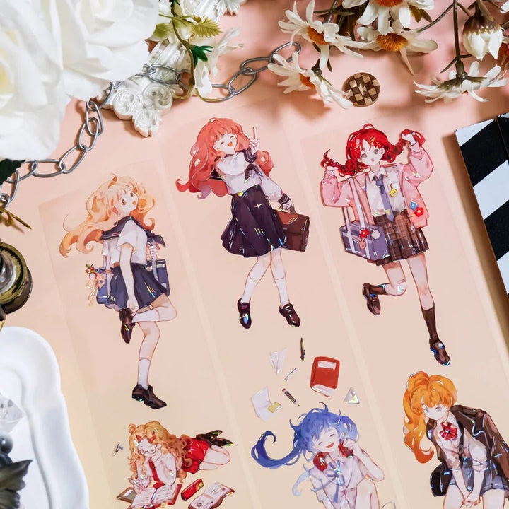 Japanese Kawaii Girl PET Tape - Desk Cosmos