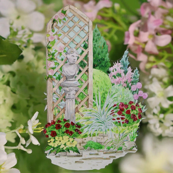 Rose Garden Memory Walk PET Tape - Desk Cosmos