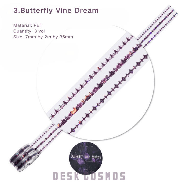 Shadow of the Underworld PET Tape For Multi-Theme DIY