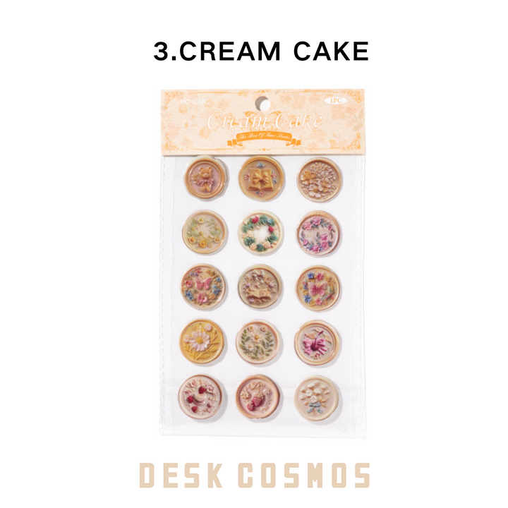 Time box series Artistic Flower Stickers for Personal Decoration