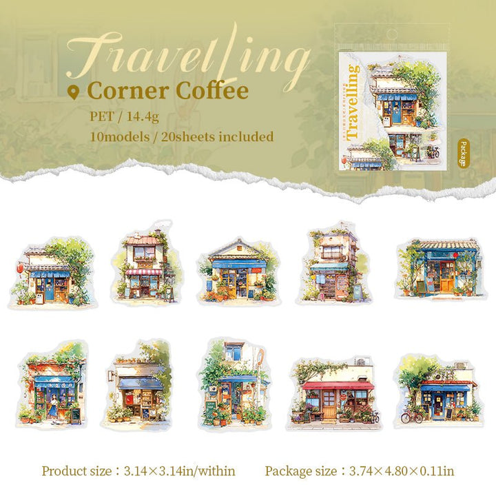 Pack Your Bags PET Stickers for Collage