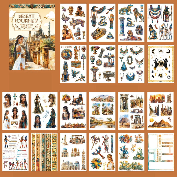 Rainbow Garden DESERT JOURNEY Boho Natural Desert Stickers