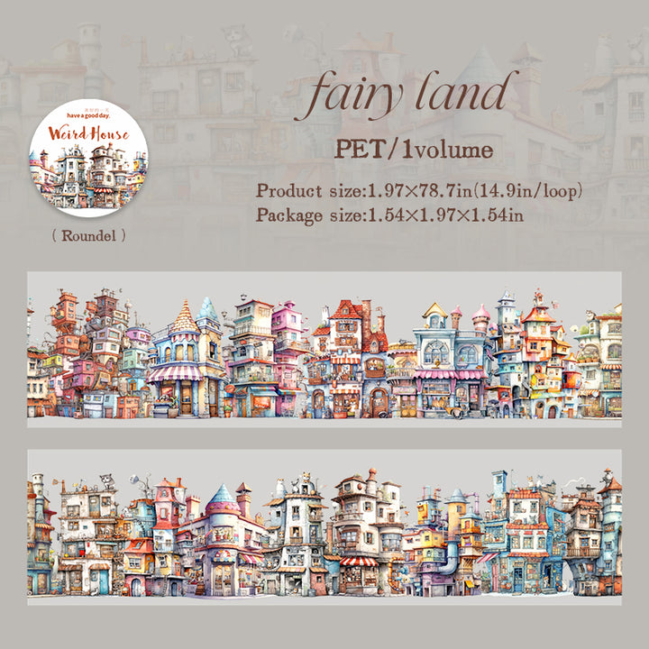 Weird House Fairy Land Magical Scene Tape