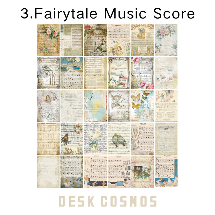 Vintage Dream Fairy Tale Melody DIY Journal Paper