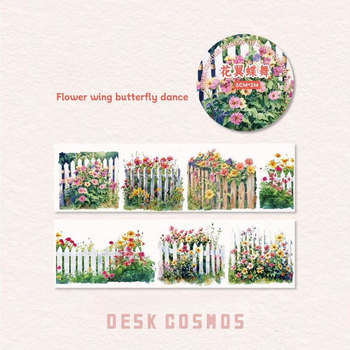 Creek Dream Cloud Rising Tape Flower Wing Butterfly Dance Nature Inspired