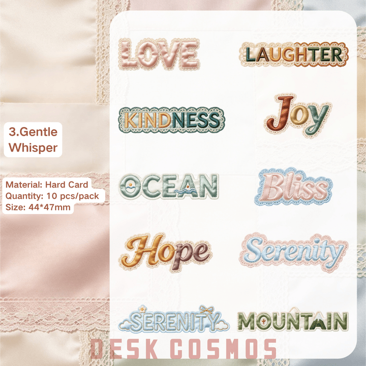 Writing Paper Stickers & Cardstock Stickers - Desk Cosmos