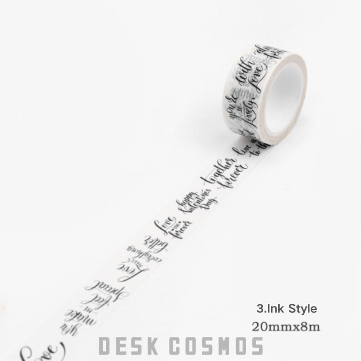 Vintage Washi Tape – Letters, Newspaper, Map, Tickets - Desk Cosmos