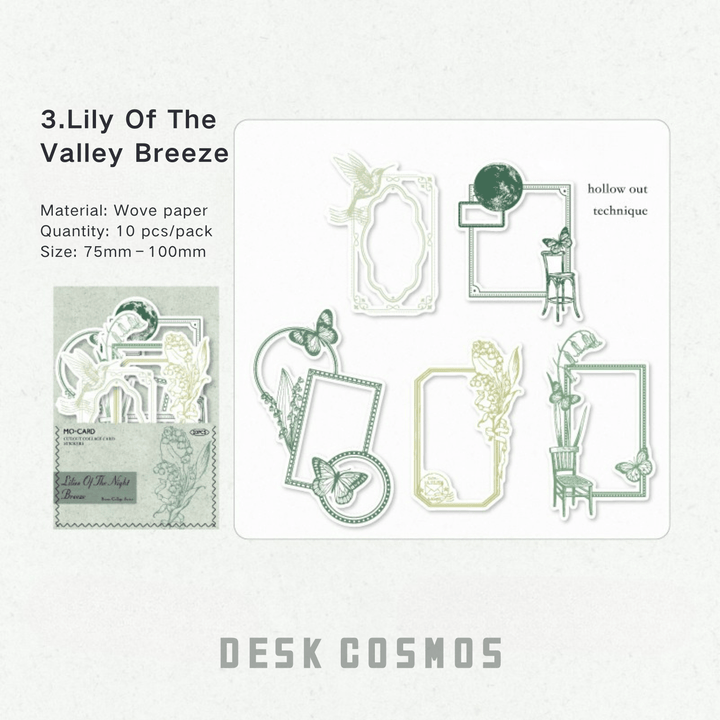 Frame Series Stickers Wove Texture Craft Design