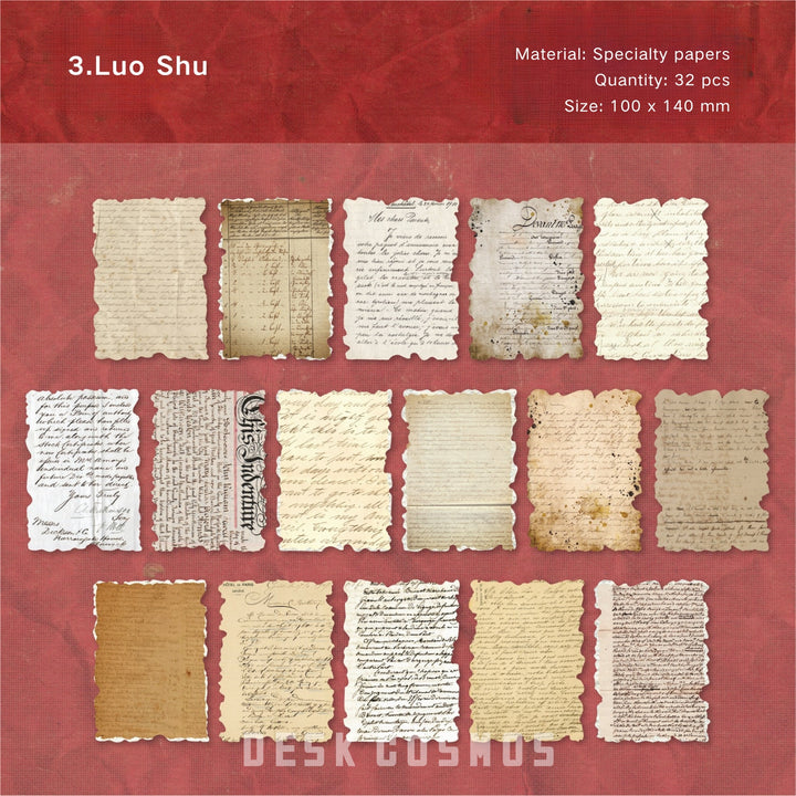 Paper memory series vintage collage paper suitable for scrapbooking