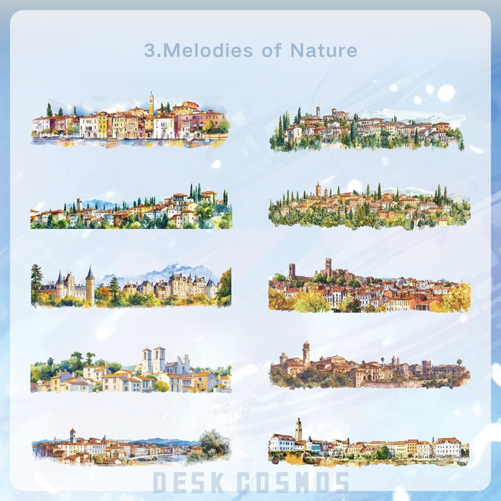 Thought of Lin Nature Melody PET Sticker Set