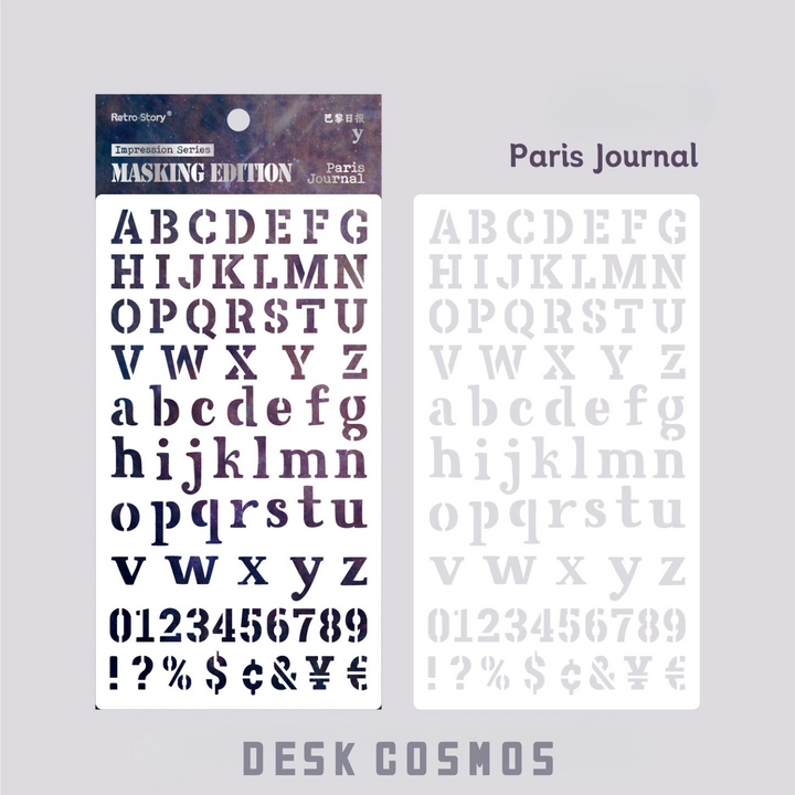 lmpression series floral stencil ideal for aesthetic notebook