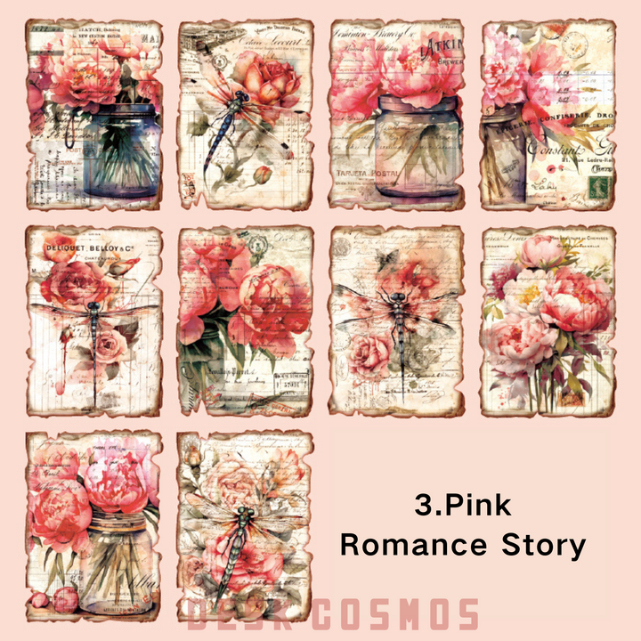 Jenny's Diary Pink Romance Story Easter Paper