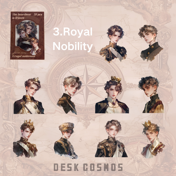 Royal Nobility Theme Planner Stickers