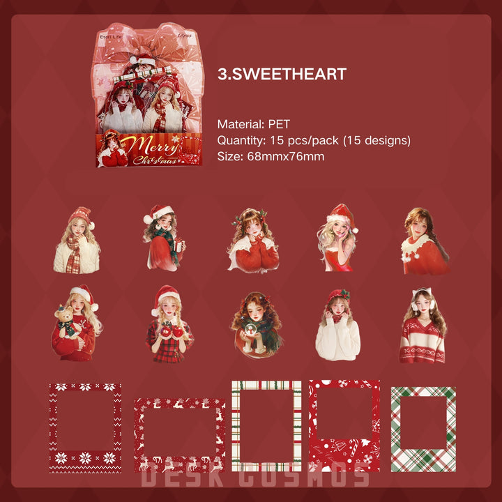 Christmas Surprise PET Sticker Set - Desk Cosmos