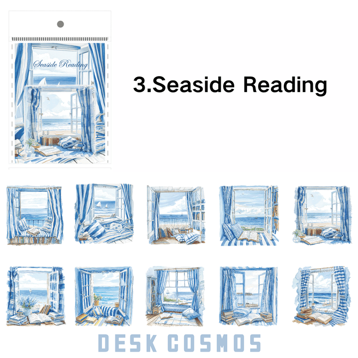 Window Landscape Series Travel Journal PET Stickers Large Window Views for Scrapbooking