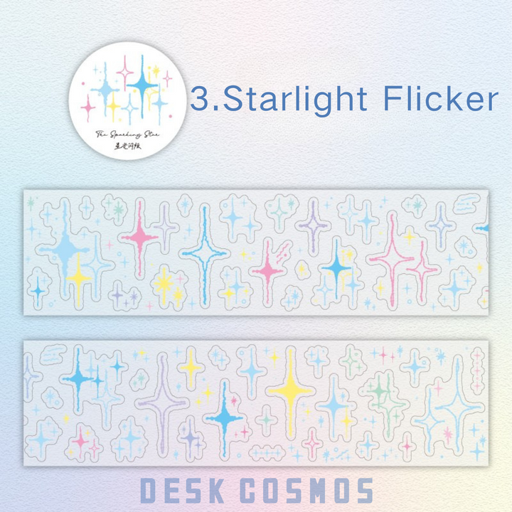 Dream Shimmer Twinkling Stars DIY Tape Stars Snowflakes