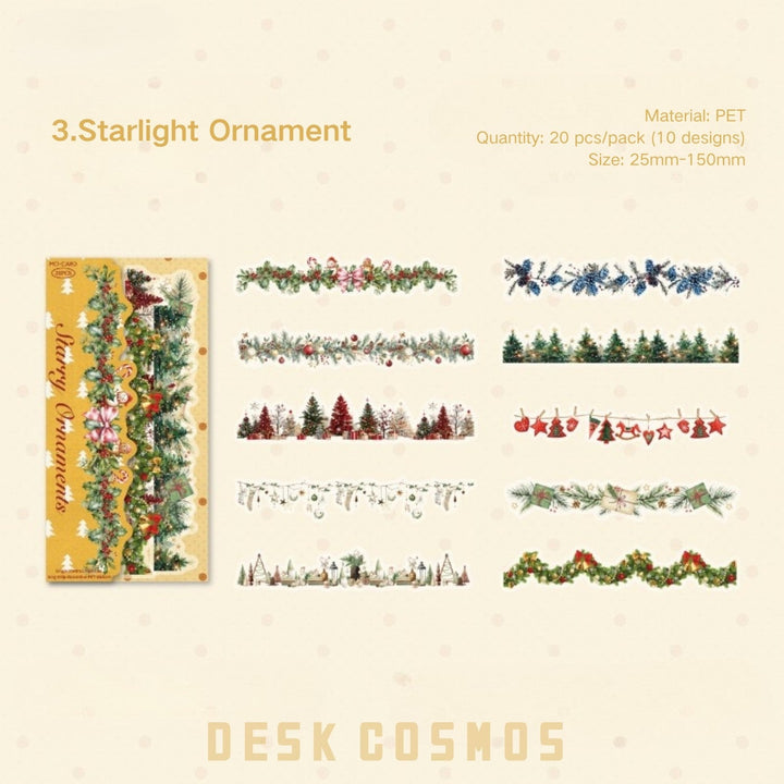 Encounter Series Christmas PET Stickers For Creative Journals