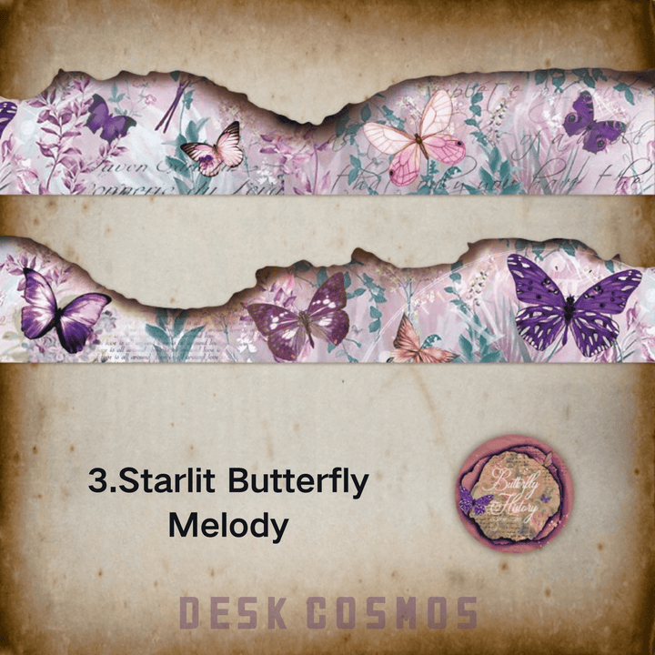 Butterfly Epic Series Starlit Butterfly Melody Ephemeral Washi Tape