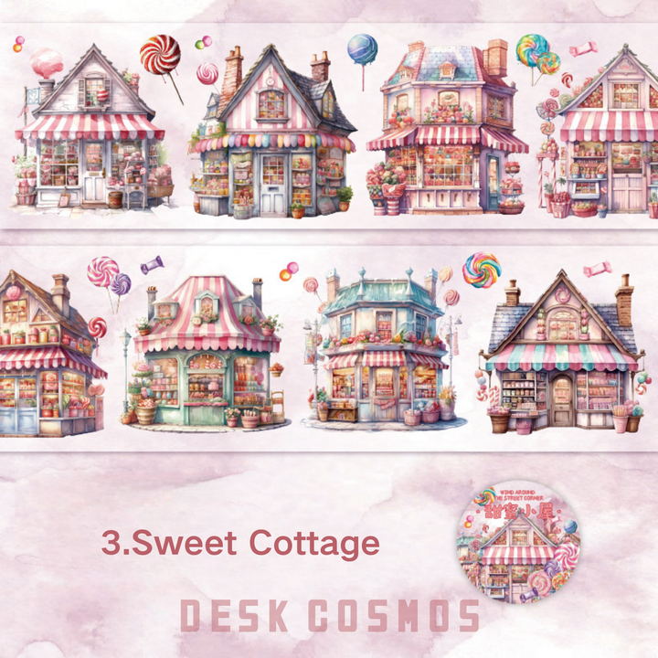 A Windy Street Corner Sweet Cottage City Streets Architecture Theme