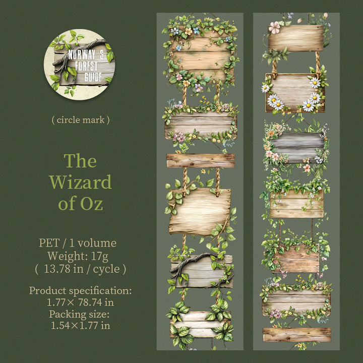 Nature PET Tape The Forest Guide Fantasy Journal