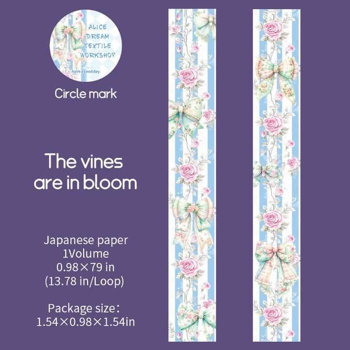 Alice Dream Washi Tape for Gift Wrapping Use