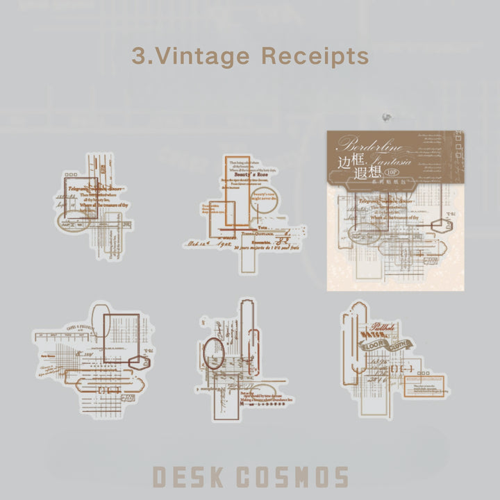 Border Reverie Stickers PET Decorative Borders for Diaries