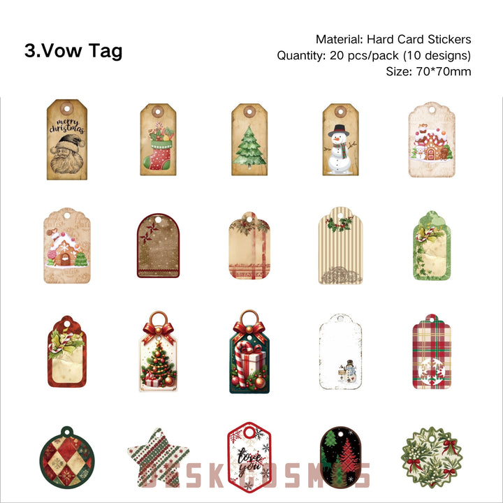 Christmas Journal Decorative Stickers - Desk Cosmos