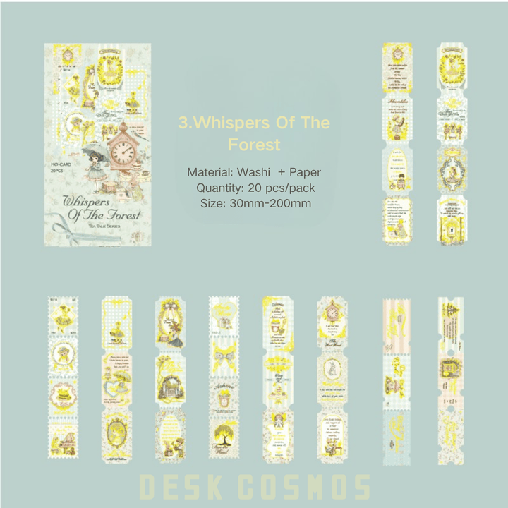 Sweet Tea Party Decorative Dual Tape - Desk Cosmos